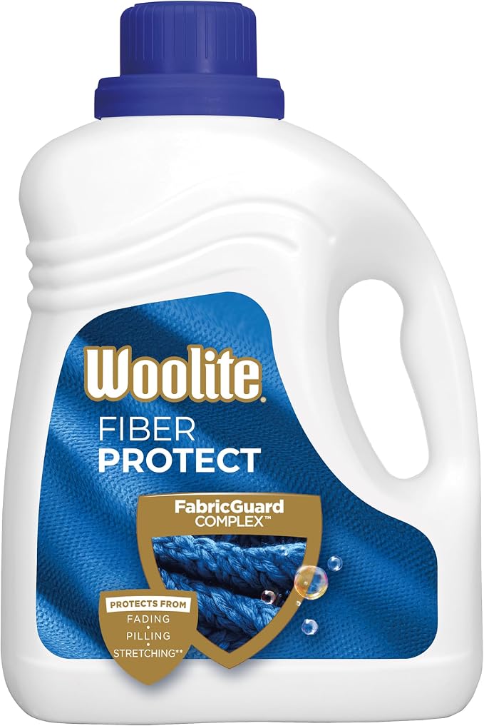 Woolite Damage Defense Liquid Laundry Detergent – Protects Clothes from Stretching & Pilling, 66 Loads, 100oz