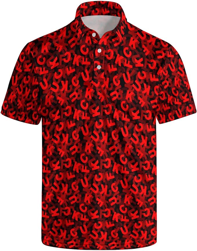 Polo Shirts for Men Moisture Wicking Mens Polo Shirts Patriotic Shirts for Men