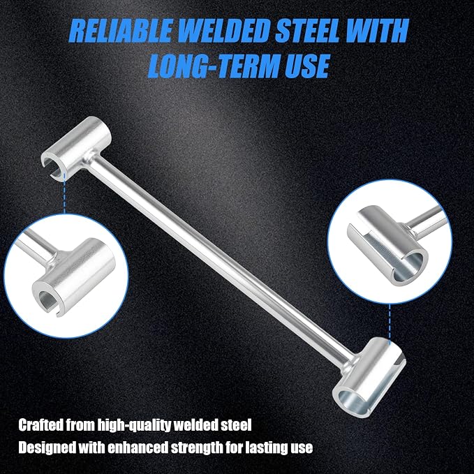 14-19mm (0.55-0.75in) Door Hinge Adjustment Tool - Heavy-Duty Hinge Adjustment Wrench, Door Gap Adjustment Tool for Flag Hinges Only, Ideal for Home Door Repair and Residential Door Hinge Tool