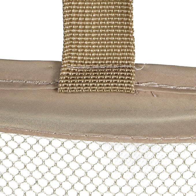 Household Essentials Pop-Up Mesh Laundry Hamper, Beige