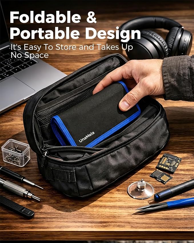 80 IN 1 Professional Computer Repair Tool Kit, Precision Screwdriver Set | Magnetic Screwdriver Set for Laptop, PC, MacBook, Tablet, iPhone, PS4, Electronics, Gamer Tech Gifts for Men (Blue)