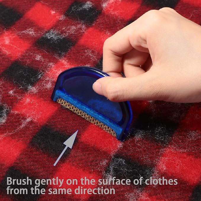 Boao 2 Pieces Fine Wool Clothes Sweater Combs and Sweater Fabric Shaver, Multi-Fabric Garments De-Pilling De-fuzzing Lint Fuzz Balls Cleaning Tools to Remove Pills, Fuzz and Lint from Clothes