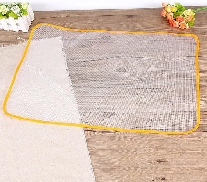 GOTOTOP Pressing Cloth Cotton Ironing Sheet Ironing Heat Insulation Pad, 2 Pack Heat Ironing Sewing Tools Cloth Protective Insulation Pad 40 x 60cm