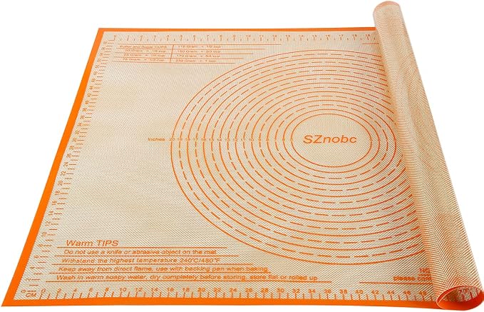Silicone Pastry Mat 34X26 inch Baking mat Perfect for Dough, Pastry, Pie Crust, Fondant, Cookies, Bread, Pasta/Pizza,Pastry Board, Kitchen Counter Mat