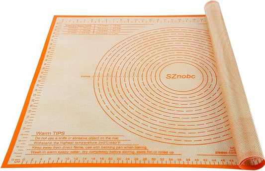 Silicone Pastry Mat 36X24 inch Baking mat Perfect for Dough, Pastry, Pie Crust, Fondant, Cookies, Bread, Pasta/Pizza,Pastry Board, Kitchen Counter Mat