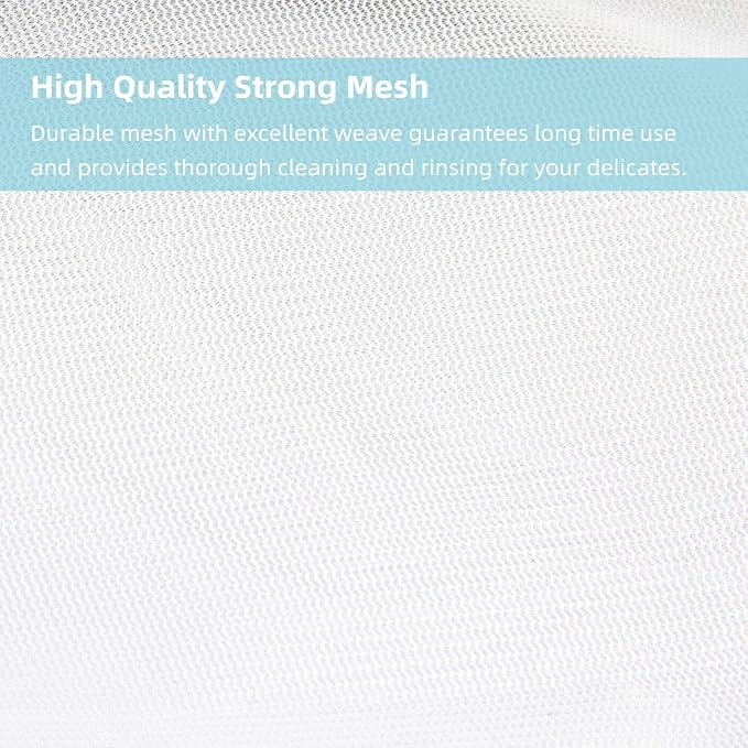 GOGOODA Mesh Laundry Bags for Delicates Durable Protective Wash Bags | Travel Storage Bags for Clothes, Multi-Size Washing Bag Set, 4PCS （2L,2XL）