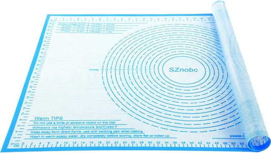 Silicone Pastry Mat 36X24 inch Baking mat Perfect for Dough, Pastry, Pie Crust, Fondant, Cookies, Bread, Pasta/Pizza,Pastry Board, Kitchen Counter Mat