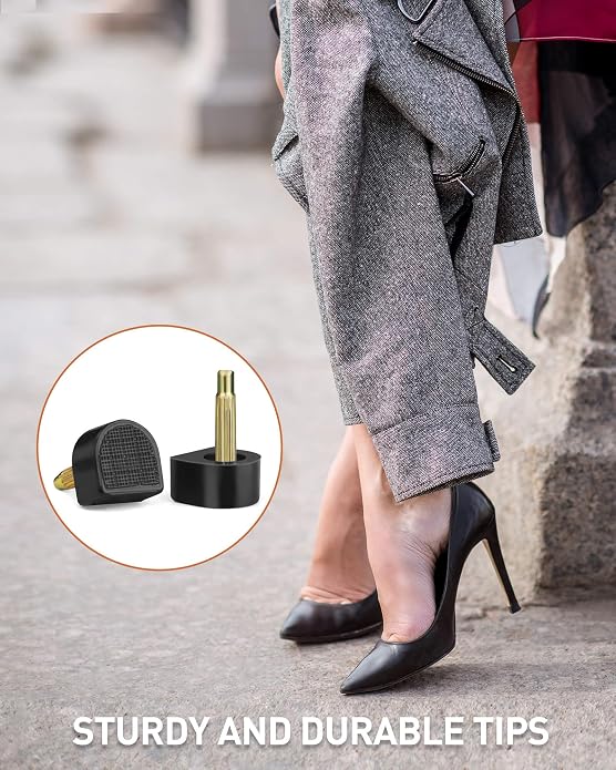 Heel Replacement Tips, 3 Colors to Choose, Durable Non-Slip High Heel Caps with Optional 6" Heel Pliers