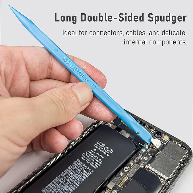 15-in-1 Electronics Opening Tool Kit, Professional Anti-Static Spudger Set & Pry Tools with Suction Cup for iPhone, iPad, MacBook, Laptop, Tablet, Phone Repair