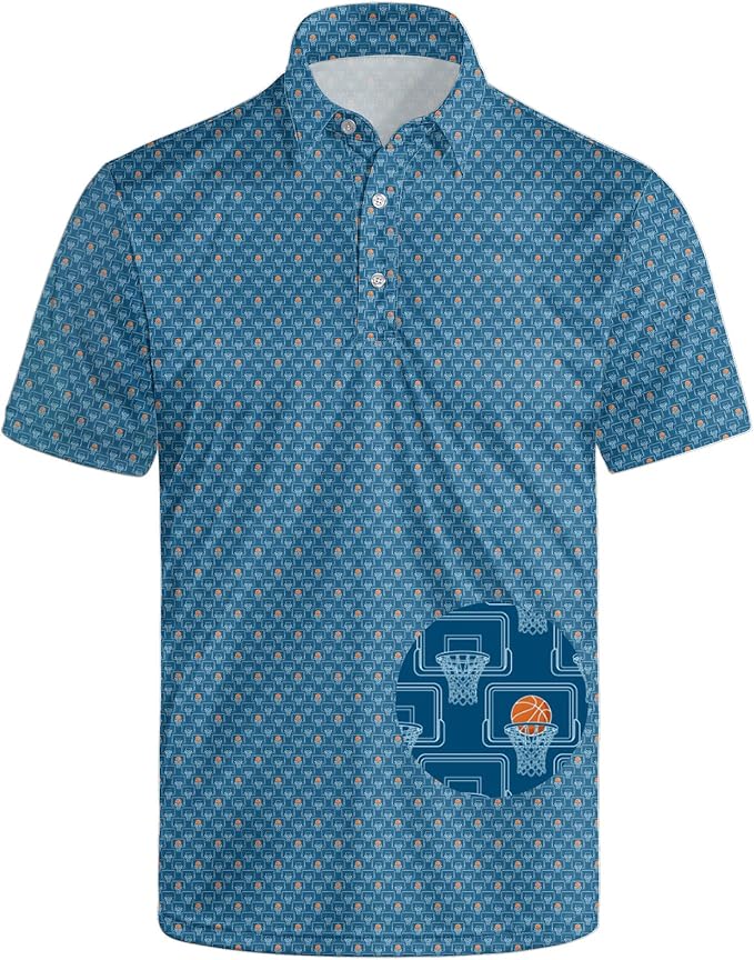 Polo Shirts for Men Moisture Wicking Mens Polo Shirts Patriotic Shirts for Men