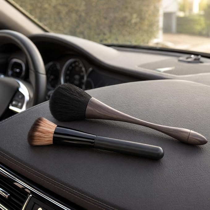 2 Pcs Exquisite Dusting Brush, Small Detailing Brushes, Soft Microfiber Brush for Models, Craf, Collectibles,Computers, Digital Devices, Car Interior, Musical Instruments,Craft, Artwork