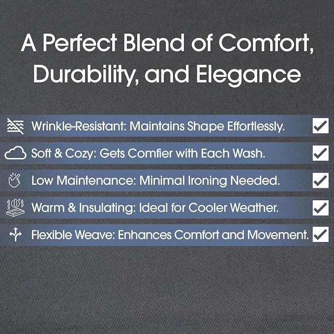 Pico Textiles 5 Yard Bolt Charcoal Poly Cotton Twill Fabric | 60" Wide, 65% Polyester / 35% Cotton, Medium Weight, Perfect for Pants, Jackets, Skirts and Work Uniforms, Sold by the Yard