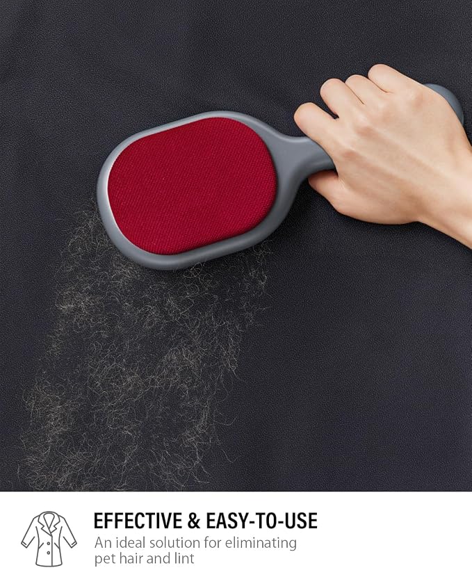 VASSON Double-Sided Lint Brushes for Clothes & Pet Hair Remover | Heavy-duty, Durable double-sided velvet quickly removes stubborn hair