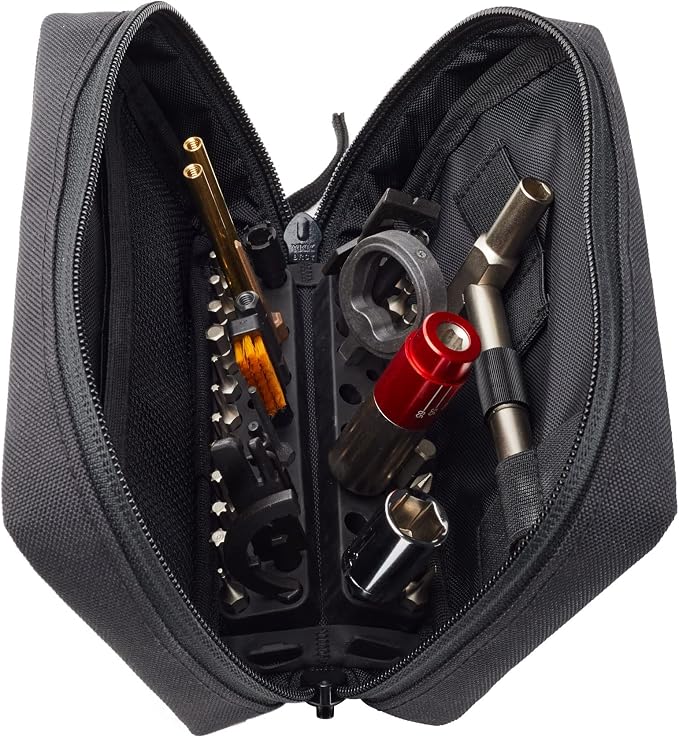 Fix It Sticks The Works Gun Field Maintenance, Torque Limiter/All-in-One Torque Drive/Modular T-Drive & Accessory Bit Kit Bundle 6-25 Inch Lbs Mini All-in-One Torque Driver