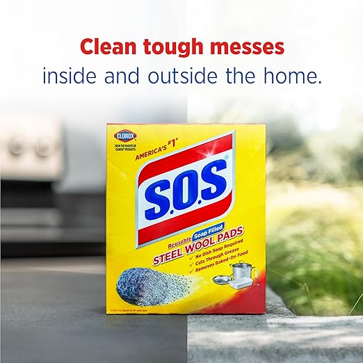 S.O.S. Steel Wool Soap Pads, 18 Count