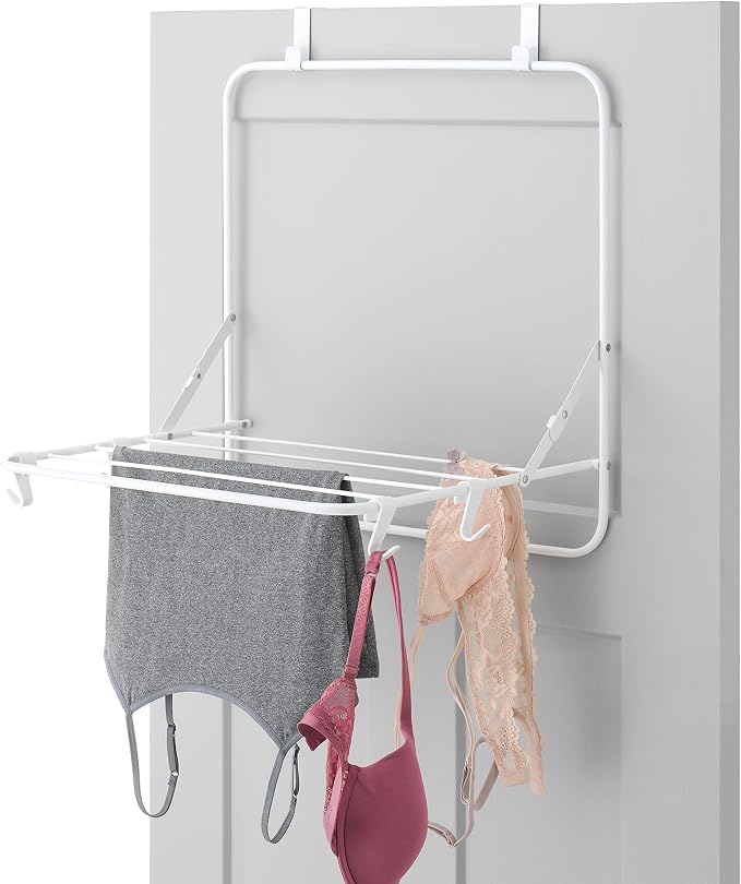 Whitmor Over The Door Drying Rack, White, Model:6023-7443