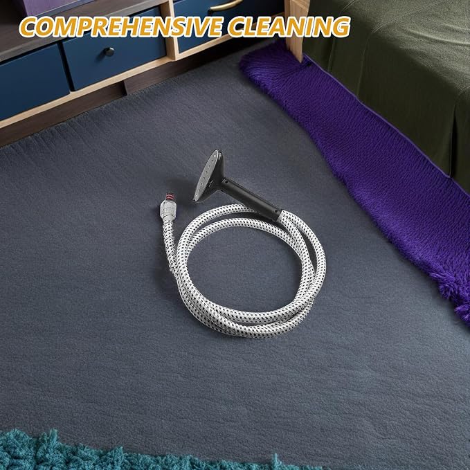 PRETYZOOM Replacement Garment Steamer Air Pipe Nozzle with Brush Head Buckle Style Compatible Steamer Handle Accessory for Efficient Clothes Steaming at Home