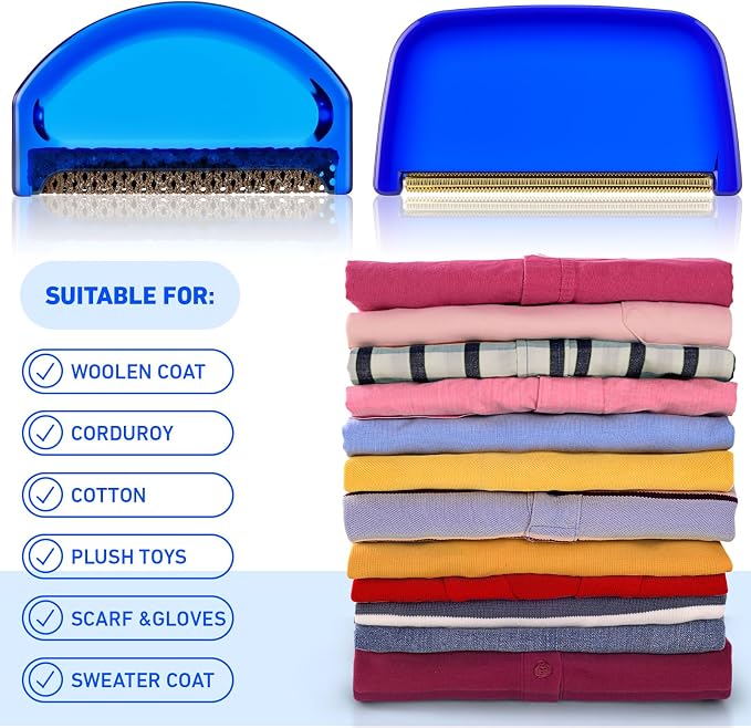 Boao 20 Pieces Sweater Combs to Remove Pilling Sweater Defuzzer Multi-Fabric Shaver Comb Wool Pilling Remover Pills, Fuzz from Clothes (Retro Luxury)