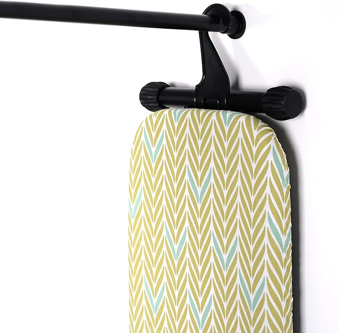 veiox Ironing Board, Metal Construction Iron Board,Extra Thick Padded Cover, Stable Structure, Height Adjustable, Foldable
