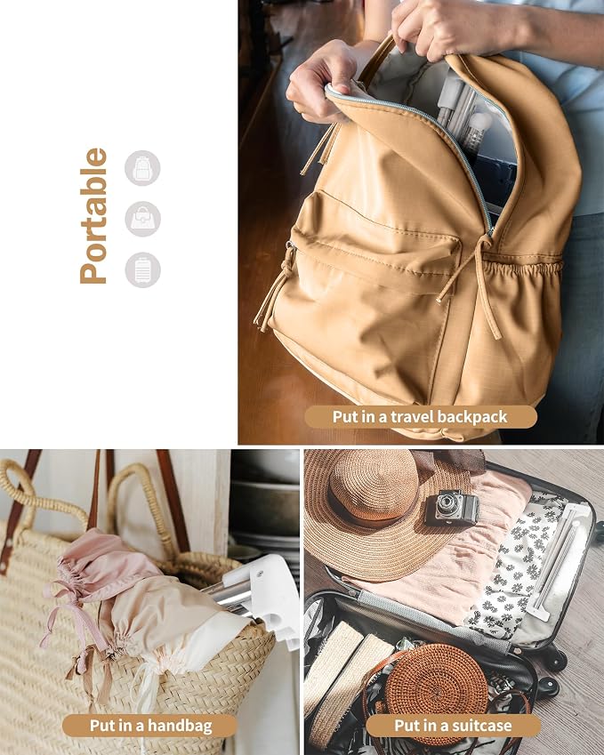 Travel Garment Rack,Portable and Foldable,Collapsible Clothing Rack | Portable, Easy to Store,with Small Space Occupation,This Folding Clothing Rack is Suitable for Travel and Dance.