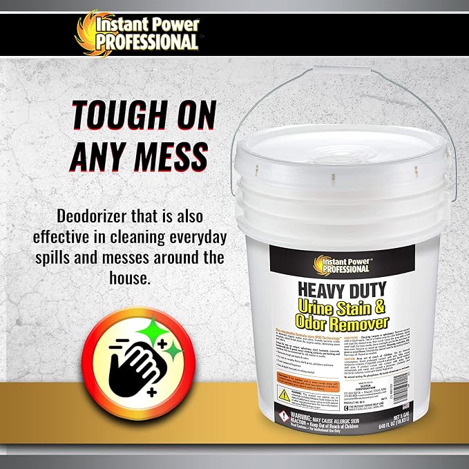 Instant Power Professional Heavy Duty Urine Stain & Odor Remover, 640 Fl Oz