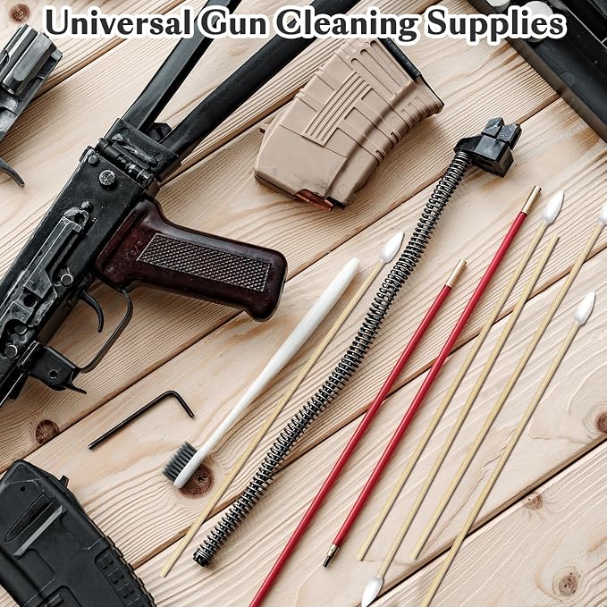 6 Inch Long Cotton Swabs, Pointed or Round Tips for Cleaning | Pointed, Round, and Mixed-Tip Cotton Swab Options with 6 Inch Wooden Handles for Firearm, Electronics, Craft, and Tasks