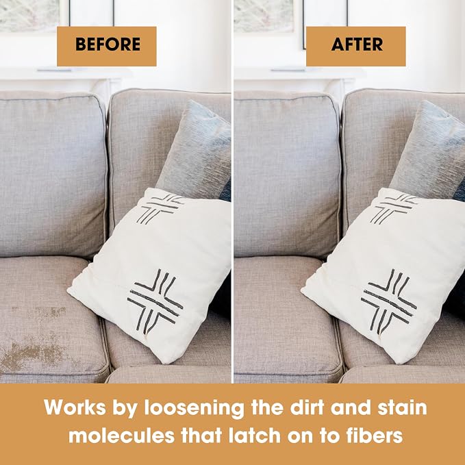 Furniture Clinic Fabric Cleaner | Everyday Cleaning Spray for Furniture, Fabric, Rugs, Carpet, Couches, Car Seats and More | Quick and Easy Application (17oz / 500ml)