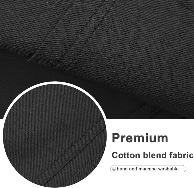 Molaxhome Waist Tool Apron with Multi-Pocket Adjustable Belt for Gardening | Adjustable Long Belt,Waitress Server Aprons,Tool Belt,Hairdressers,Work Apron