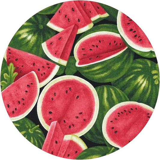 Andreas Silicone Jar Opener, Watermelon – 6.25" Non-Slip Lid Gripper & Garlic Peeler, Dishwasher Safe, Multi-Use, Durable Silicone & Fabric, Made in the USA, JO-242