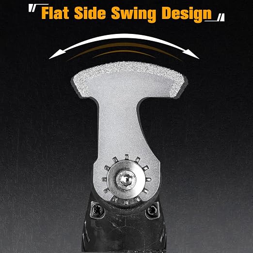Diamond Oscillating Tool Blade, 3 PCS Oscillating Multi Tool Blade | For Removing Grout, Cleaning Mortar, Diamond Oscillating Blade, Diamond Grout Removal Blade, Grout Swing Blade