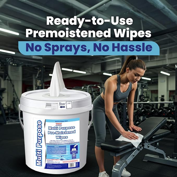 Wet Wipes Bulk - 800 Count Refill + Reusable Dispenser Bucket (800 Wipes) Value Pack - For Upward Pull Dispenser