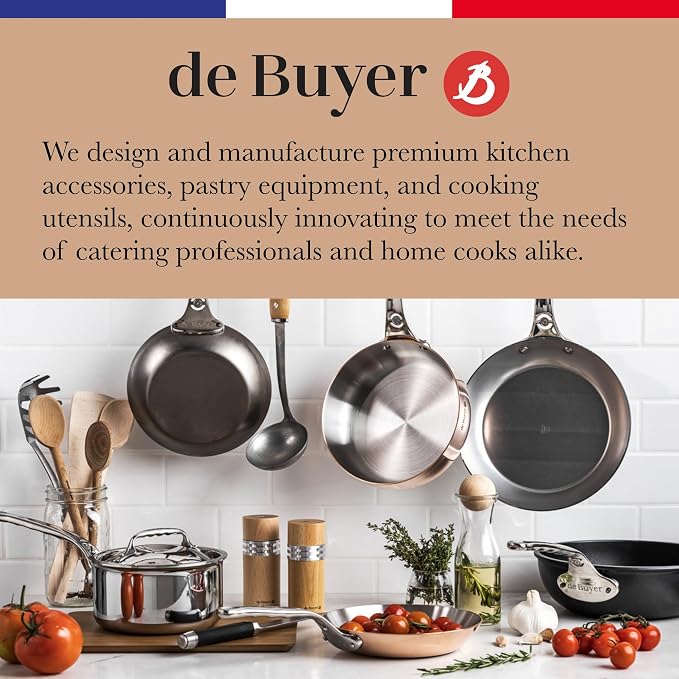de Buyer AIRMAT Perforated Silicone Baking Mat - 15.75” x 11.8” - Perfect for Bread, Tarts, Croissants & Choux Paste - Easy to Clean