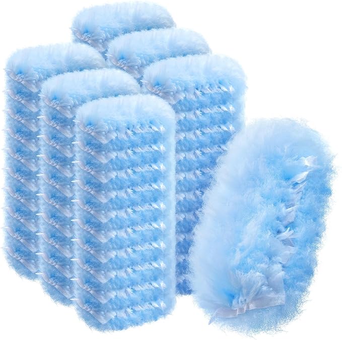 Duster Refill for Swiffer Duster, 60 Count, Not Include Handle Dusters | Electrostatic Duster 2 Side 360° Duster Refills, Disposable Multi Surface Dusters for Cleaning, Unscented