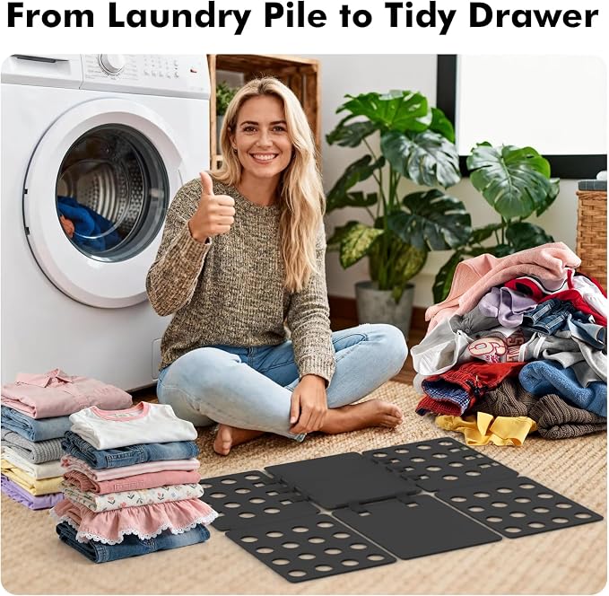 BoxLegend Shirt Folder Board Durable Clothes Folding Board for Adult & Kid | Foldable, Laundry Folding Machine, Space-Saving, Store-Perfect Folds
