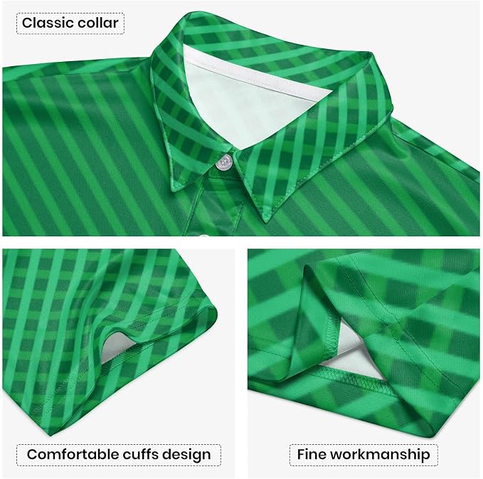 Polo Shirts for Men Moisture Wicking Mens Polo Shirts Patriotic Shirts for Men