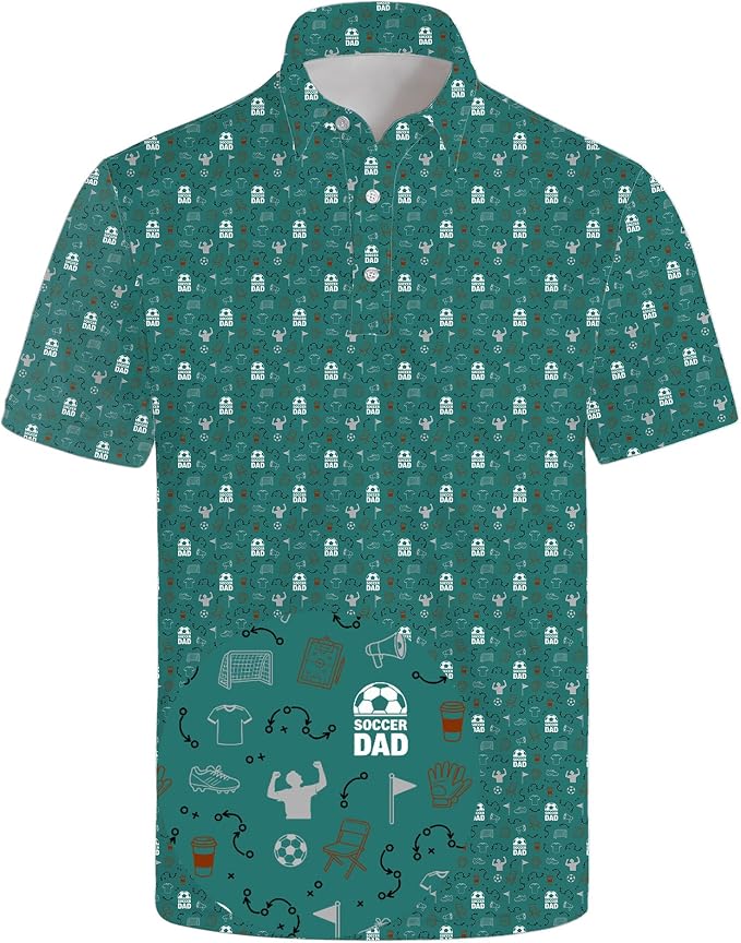 Polo Shirts for Men Moisture Wicking Mens Polo Shirts Patriotic Shirts for Men