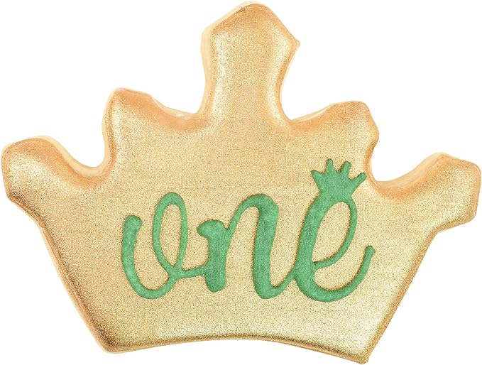 Crown Cookie Cutter 5 Inch Pink Coated
