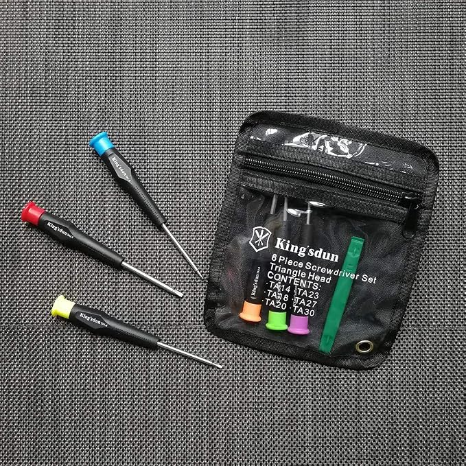 Full Triangle Head Screwdriver Set For Electronic Toys, 7-Piece Triangle Security Screws Driver Tool Kit For Thomas McDonald's Toy Series Repair Battery Disassemble - Toys Triangle Driver Set