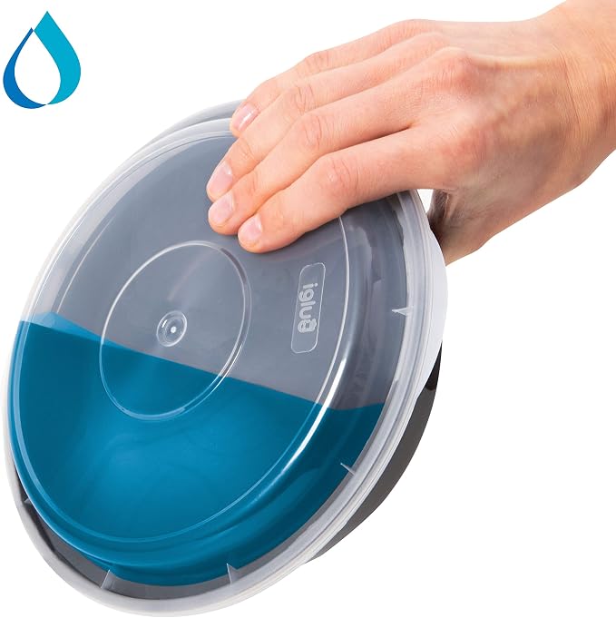Igluu Meal Prep Containers Reusable (10 Pack) – Round Food Containers with Lids – Stackable, Microwave, Freezer & Dishwasher Safe – 28oz – 1 Compartment – BPA-Free | Round Food Containers with Lids – Stackable, Microwave, Freezer & Dishwasher Safe – BP...