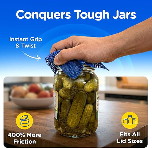 Compac Home Mighty Gripper Non-Slip Pads Jar Opener, Stablize Pictures, Keyboards, Lamps, and More, 8 Count