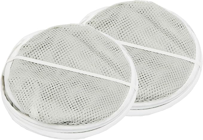 Simple Houseware Mesh Pop-Up Laundry Hamper with Side Pocket, 2 Pack, Gray