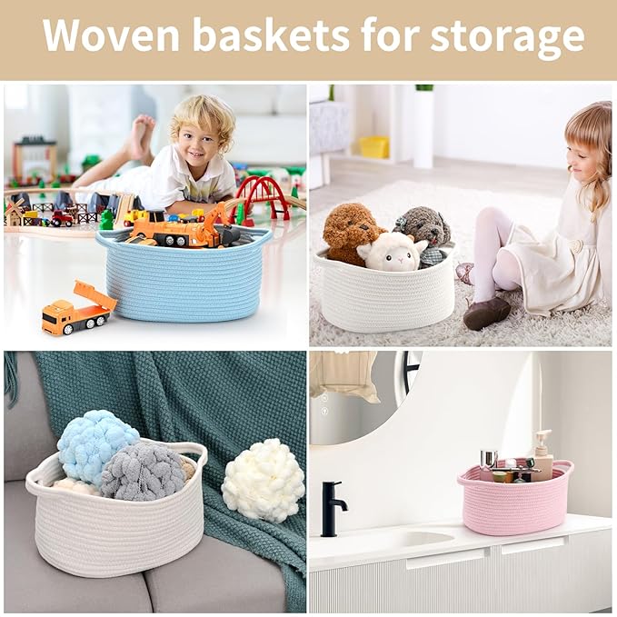 Happyiren Woven Burr Basket with Handles – Perfect for Graduation, Birthdays & Special Occasions, Black Decorative Storage Container for Gifts, Toys, or Essentials