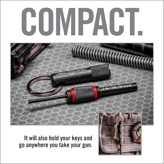 Real Avid Glock Accessories - Choose Between 2-in-1 Tool, 4-in-1 Tool or Pro Pack for Glock (Features Gun Mat, 2-in-1 Tool Cleaning Kit & Mag Tool)