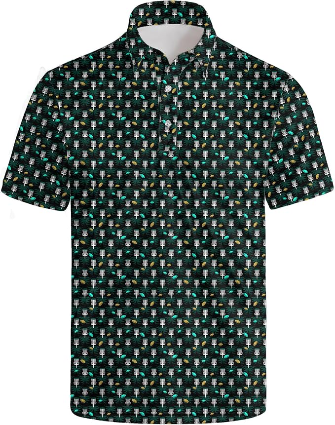Polo Shirts for Men Moisture Wicking Mens Polo Shirts Patriotic Shirts for Men