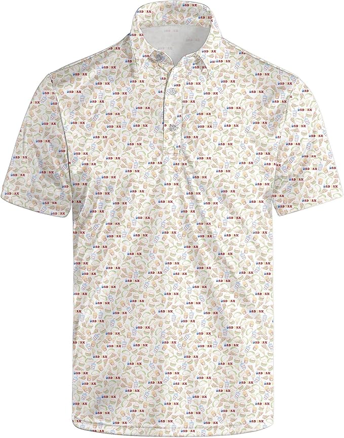 Polo Shirts for Men Moisture Wicking Mens Polo Shirts Patriotic Shirts for Men