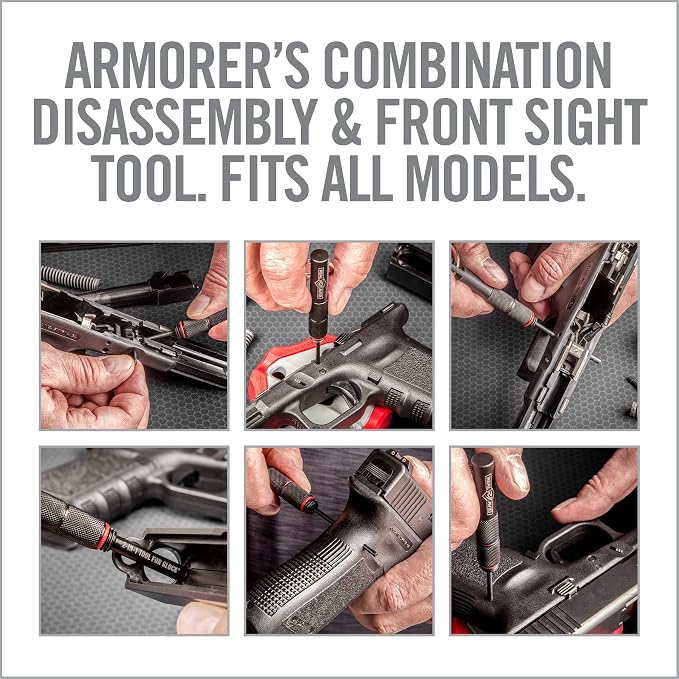 Real Avid Glock Accessories - Choose Between 2-in-1 Tool, 4-in-1 Tool or Pro Pack for Glock (Features Gun Mat, 2-in-1 Tool Cleaning Kit & Mag Tool)