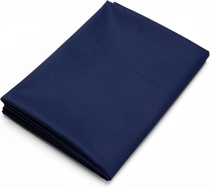Pico Textiles 4 Yard Bolt Navy Poly Cotton Twill Fabric | 60" Wide, 65% Polyester / 35% Cotton, Medium Weight, Perfect for Pants, Jackets, Skirts and Work Uniforms, Sold by the Yard