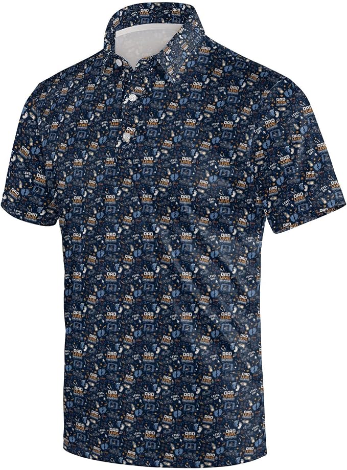 Polo Shirts for Men Moisture Wicking Mens Polo Shirts Patriotic Shirts for Men