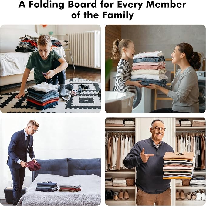 BoxLegend Shirt Folder Board Durable Clothes Folding Board for Adult & Kid | Foldable, Laundry Folding Machine, Space-Saving, Store-Perfect Folds