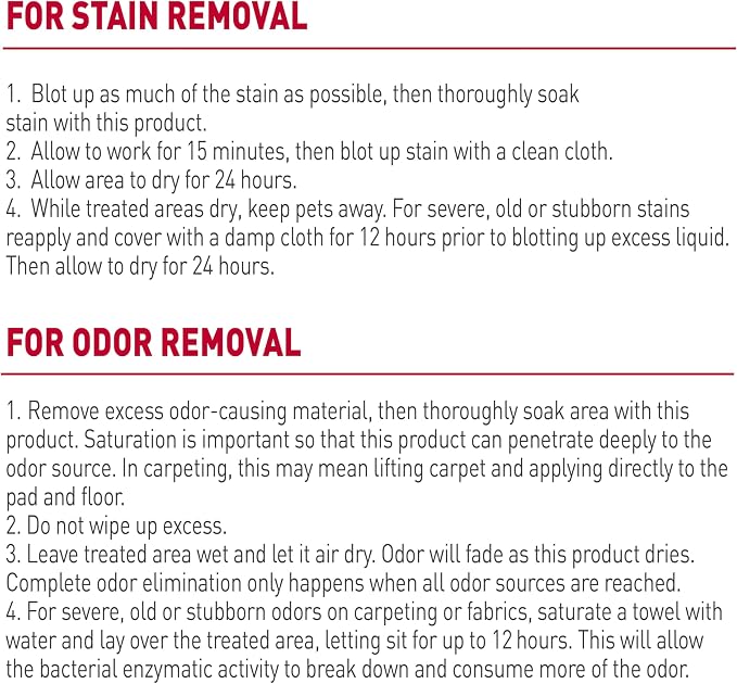 Nature's Miracle Cat Stain and Odor Remover With New Odor Control Formula 32 Ounce Spray | Tough on Cat Urine, Feces, Vomit, Drool and Other Organic Stains and Odors, For Multiple Surfaces, Fresh Scent
